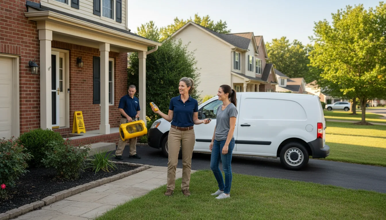 Residential water damage restoration in Lansdale, PA